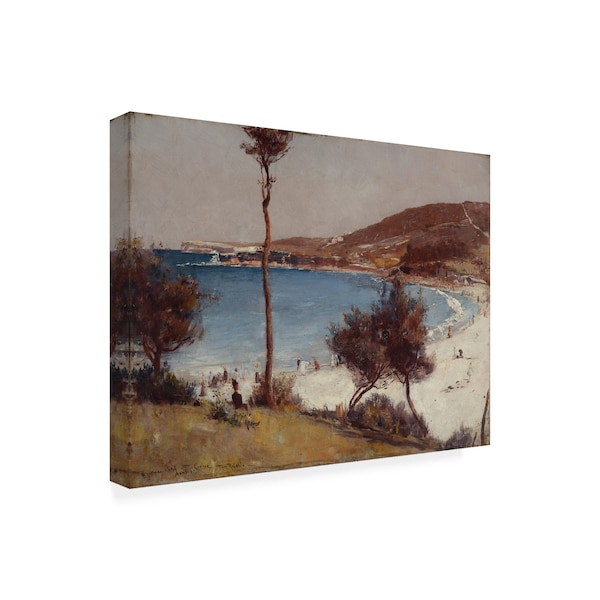 Tom Roberts 'Holiday Sketch At Coogee' Canvas Art,18x24